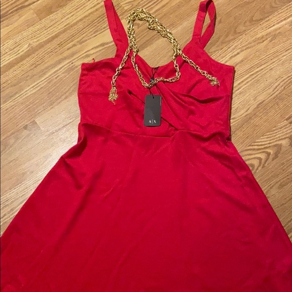 Armani Exchange Dresses & Skirts - BNWT Armani Exchange sexy red summer dress size XL